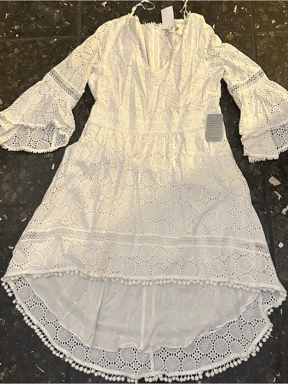 Eliza j white dress